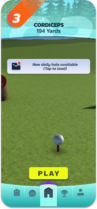 Best Shot on a phone: today's hole with the Play button